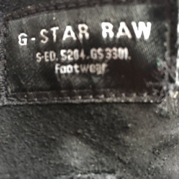 G-Star Raw Denim & Suede Black Boot 11 Style 3301 - Picture 3 of 8